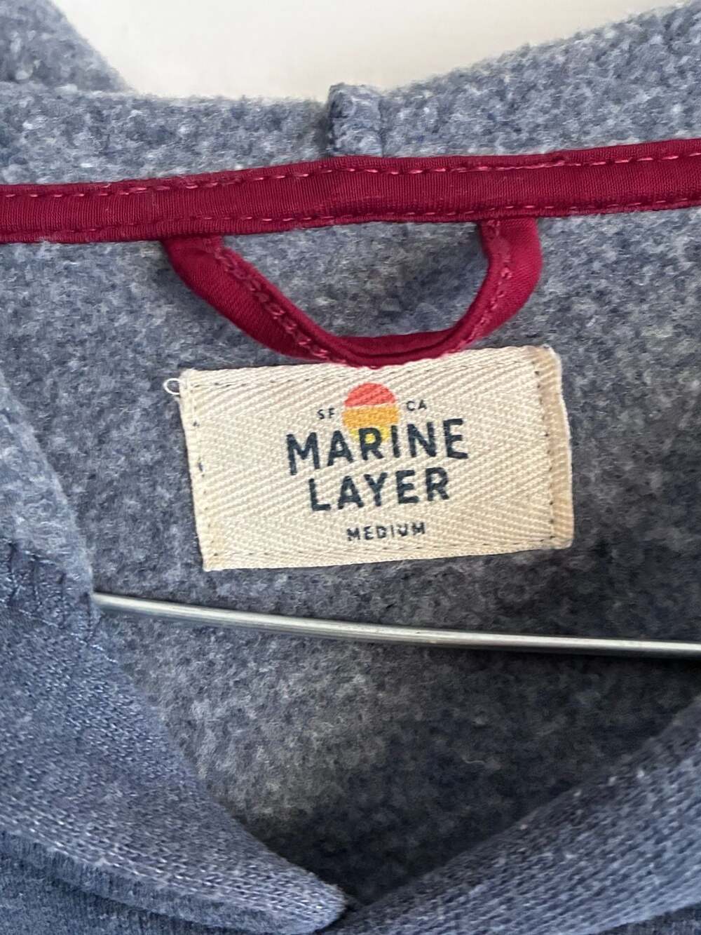 Marine Layer Cloud 9 Fleece Colorblock Relaxed Hoodie - Picture 3 of 5